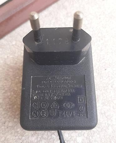 Texas instruments ac adapter for calculators ac 9900/r ovaj adapter