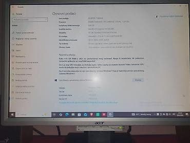 Prodajem kompletan računar sa Acer monitorom i Genius zvučnicima. Sve