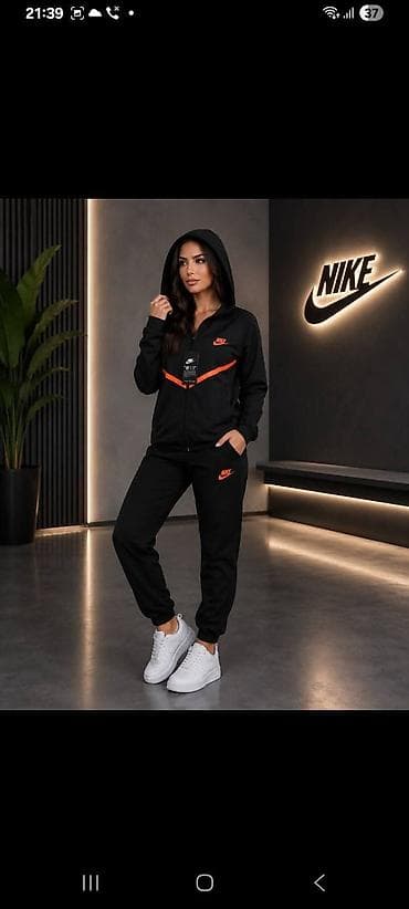 elastiu: Nike ženski trenner set – dukserica sa kapuljačom i donji deo - — 3