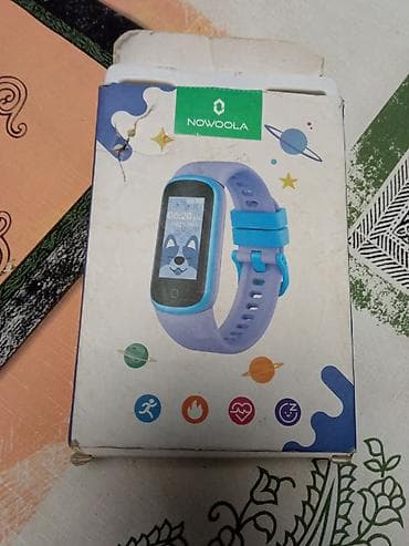 NOWOOLA dečiji pametni sat/fitnes narukvica - Dizajn za decu: šarena