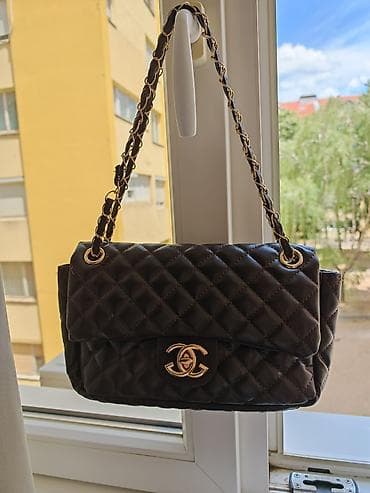 chanel chance cena: Chanel Elegantna ženska torba u tamno braon boji, sa prošivenim — 2