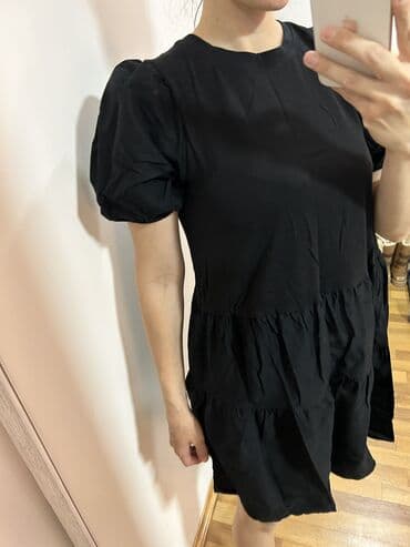 haljine afrodita: Zara M (EU 38), color - Black, Short sleeves — 2