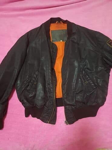 Muška bomber jakna, klasičan MA‑1 stil. - Boja: spolja crna — 3