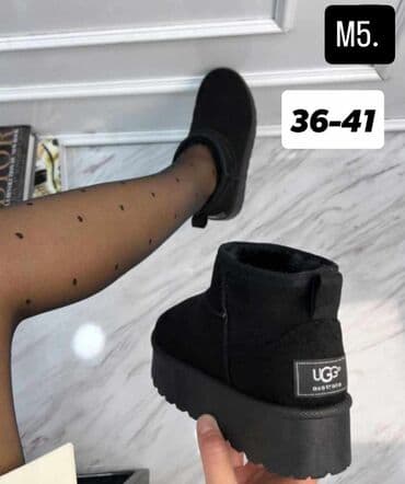 obuća simić: Ugg mini čizme, bоја - Crna — 2