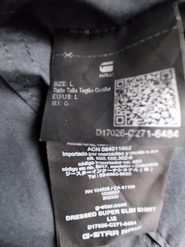 Farmerke: Košulja G-Star, bоја - Crna — 5