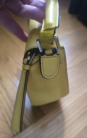 catwalk torbe: LOEWE mini puzzle satchel žuta torba. Nosi se u ruci, vintage model — 7
