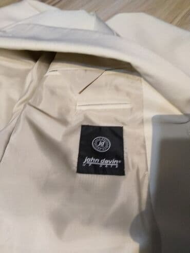 tech fleece 1:1: Muško odelo – komplet sako i pantalone, svetlo bež/šampanj boje. - — 19