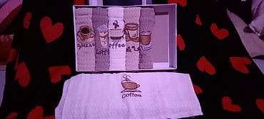 Home care products, Housewares: Set kuhinjskih krpa – motiv kafa - Set sadrži 6 kuhinjskih krpa u — 1