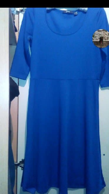 shooter haljine 2023: Esmara S (EU 36), color - Blue, Short sleeves — 1