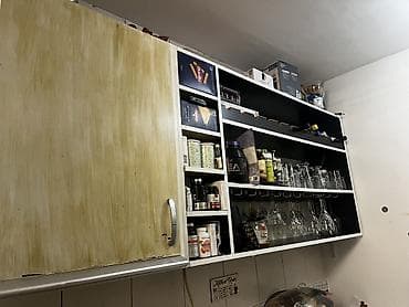 Ugaone garniture: Kuhinjski viseći i donji elementi sa radnom pločom – komplet - Gornji — 3