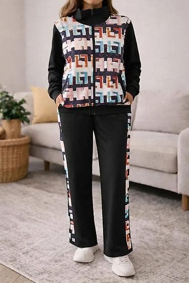 pantalone versace: Damski komplet trenerke – jakna sa rajsferšlusom i donji deo sa — 2