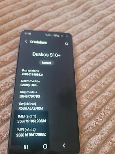 telefoni do 50e: Samsung Galaxy S10+ sim free,nalog free,silikonska maska uz telefon - — 8