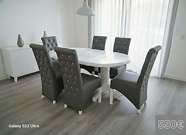 stari stilski namestaj: Trpezarijski setovi stolova i stolica, više modela. Detalji dizajna i — 5