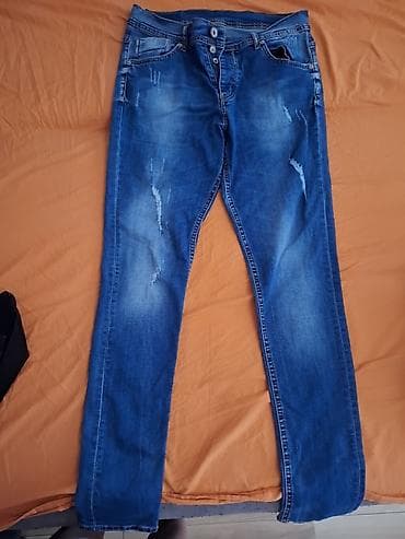 Coats and trench coats: Jeans, color - Light blue — 1