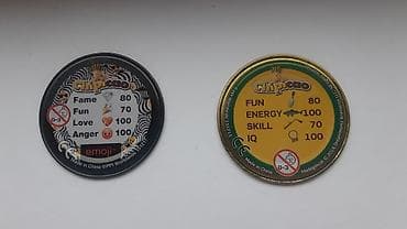 sergio tacchini motion m: Chipicao kolekcionarski fliperi (2 kom) - Tematske serije: Emoji i — 2