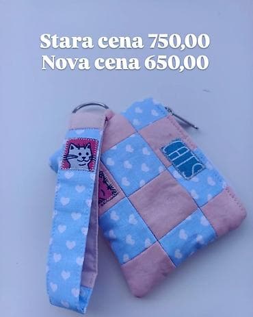 manual torbe cena: Ručno šiveni mini-neseseri/novčanici sa rajsferšlusom - „mačkasti“ — 2