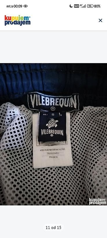 bermude prodaja: VILEBREQUIN ORIGINAL muški šorts/bermude za kupanje – tamnoplave - — 7