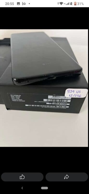 iphone x 300€: Samsung Galaxy S21 Ultra, 16 GB, color - Black, Broken phone, Button phone, Dual SIM cards — 7