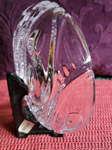 swarovski kristal cena: Bombonijera nova kristalna,rucni rad,Poltar Cehoslivacka iz 70ih — 6