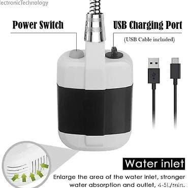 pumpa za camac: Tuš za kampovanje ● Prenosivi tus Tuš sa pumpom Cena: 2900 Olakšajte — 7