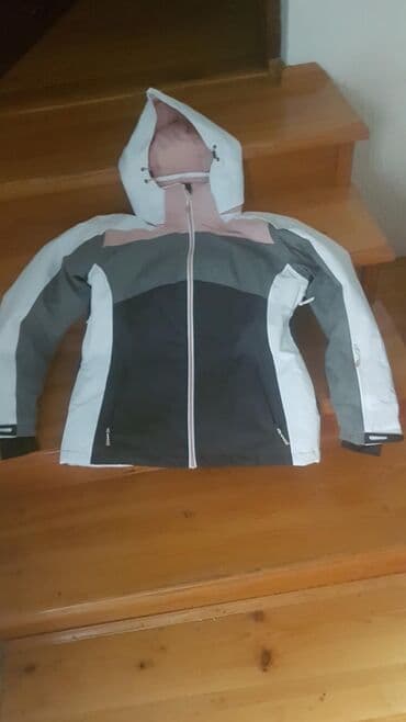 jakne od skaja: Ženska ski/zimaska jakna sa kapuljačom - Boje: kombinacija bele — 2