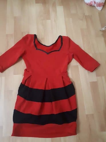 shooter haljine 2023: M (EU 38), color - Red, Long sleeves — 3