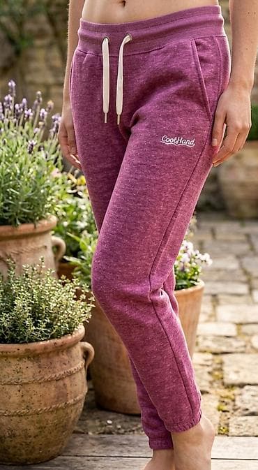 pull and bear trenerke: Ženske trenerke – CoolHand - Boja: malina/šljiva sa melanž efektom - — 1