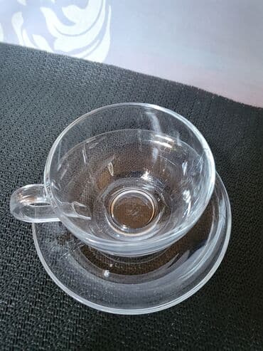 porcelanske solje za caj: Solje nove za kafu,caj pasabahce. Solje puno staklo,bezbojne,sve na — 7