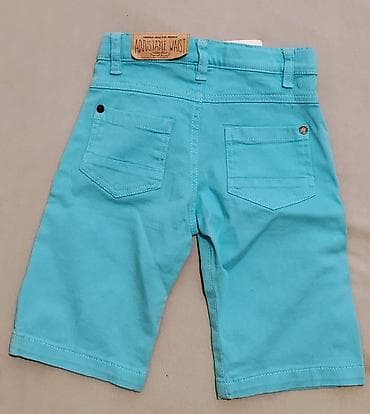 kroksice za decake: Bebakids dečje bermude za dečake - Boja: tirkizna - Model: klasičan — 2