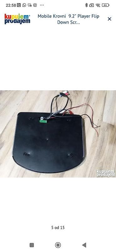 ugradna rerna i ploca: Krovni auto DVD plejer sa preklopnim TFT LCD ekranom 9.2" - Preklopni — 5