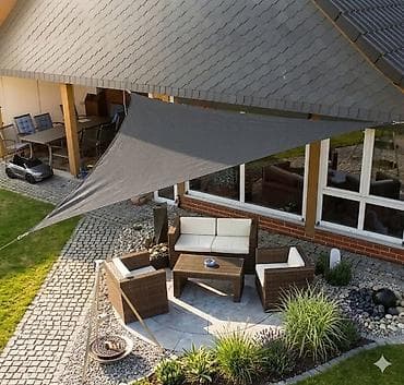 uradi sam basta: Trokutasta senilna tenda/hladovna jedra – Sun Protect - Oblik: trokut — 2