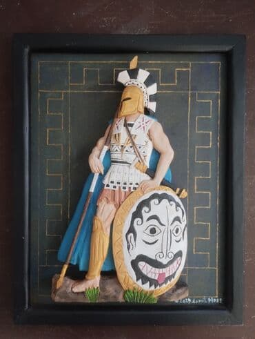 Duborez Grčkog ratnika Unikatan komad, ručno rađen od drveta Lipe