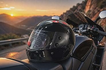 nož za kosačicu: Moto kaciga SAFE – crna (full face) Kvalitetna i moderna moto kaciga — 2