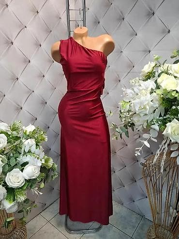 Haljine: Elegantna duga haljina na jedno rame - Kroj: uska silueta koja prati — 3