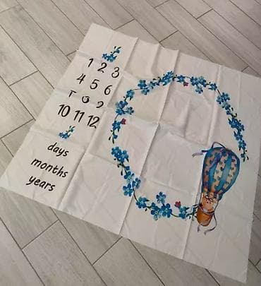 gume za bebe za more: Podloga za obeležavanje po danima, mesecima  Za slikanje beba.   — 3