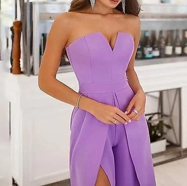 kompleti za svadbu: Elegantni ženski kombinezon bez bretela - Model: večernji/jubilarni — 2