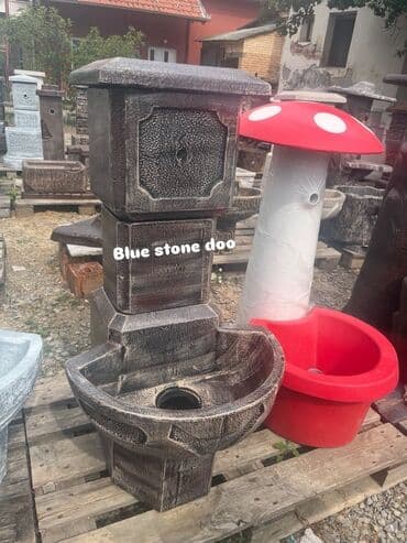 Vrtna fontana/česma od veštačkog kamena - Dekorativna samostojeća