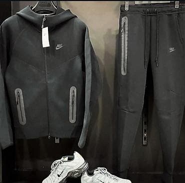 muska pidzama na raskopcavanje: Trenerka Nike, bоја - Svetloplava — 4