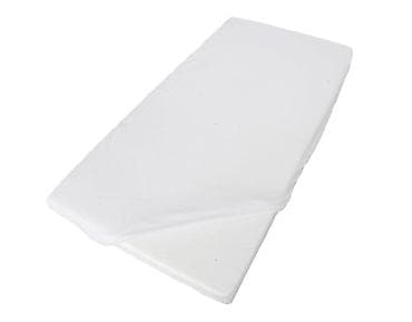 magneti za komarnike: Frotirski čaršav 160x80 cm – beli - Mek i udoban elastični frotir — 1
