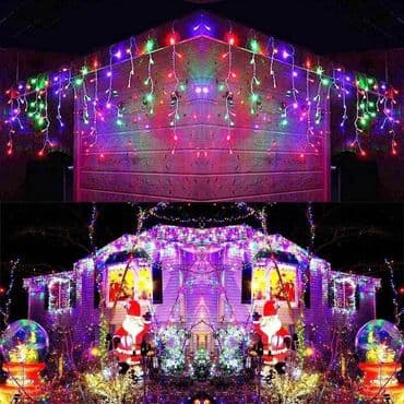 reflektori u boji: Led zavesa za spoljnu i unutrašnju upotrebu Dužina : 3m- 1.800dinara — 2