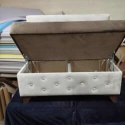 Venčanice i aksesoari: Tabure sa naslonom 100/60/80 cm sedeci deo 100/50 cm,visina sedeceg — 5