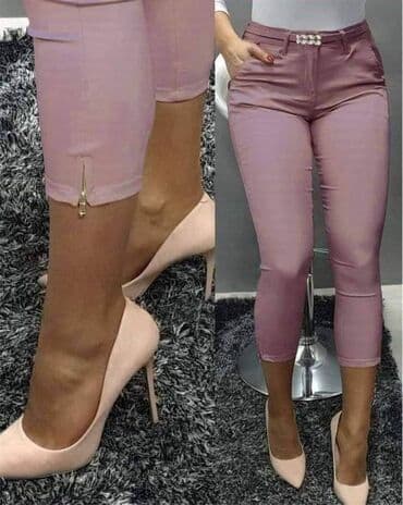pantalone i kosulje za punije dame: Hit pantalone za vitkiji i puniji stas u puno lepih boja - cena 2300 — 6