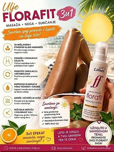 kožna jakna s: Ulje FLORAFIT 3u1 – masaža, nega i sunčanje - Sa bršljanom i etarskim — 1