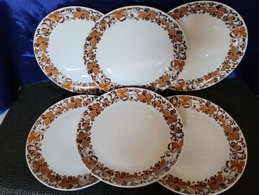 swarovski kristali cena: Tanjiri Eschenbach porcelan 1950te.Bavaria.Nemacka. Desertni tanjiri — 3