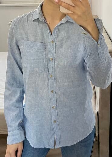 helanke l: Springfield, XS, Pamuk, bоја - Svetloplava — 1