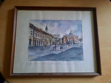 gigatron slavine sa grejacem: Painting, Used — 1