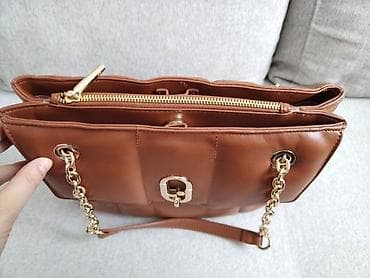 torba za bebe: Ženska torba LIU JO – karamel braon - Model sa poklopcem i — 3