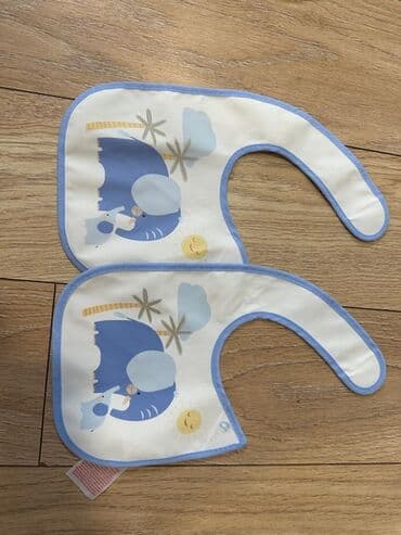 Shorts: Set podbradnika za bebe – 8 komada nov - Materijal: lagan, glatki — 1