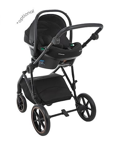 zimski skafanderi za bebe: KIKKA BOO Kolica THEA black set 2u1 sa tvrdom korpom (SKU: KKB2) — 10