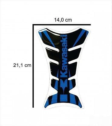 top model stvari: KAWASAKI - tank pad - 702 📌 Opis: Samolepljivi protektor za rezervoar — 1